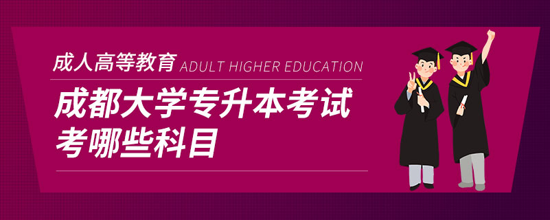 成都大學(xué)專升本考試考哪些科目