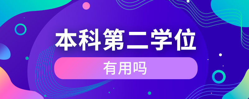 本科第二學(xué)位有用嗎