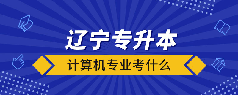 遼寧統(tǒng)招專升本計(jì)算機(jī)專業(yè)考什么