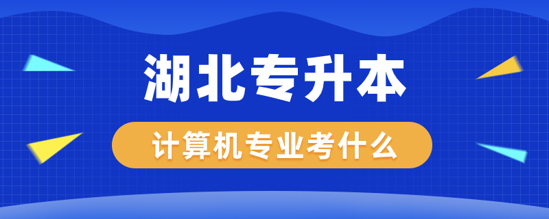 湖北專升本計算機(jī)專業(yè)考什么