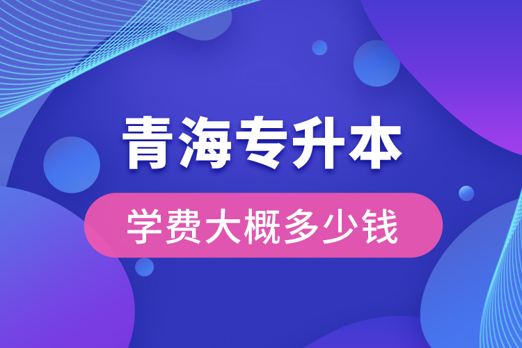 青海專升本學(xué)費(fèi)大概多少錢一年？