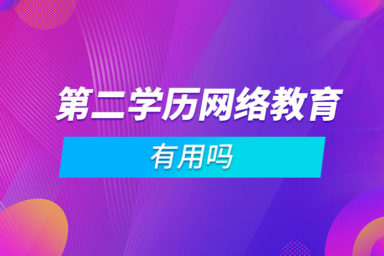 第二學(xué)歷網(wǎng)絡(luò)教育有用嗎