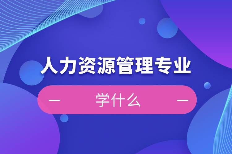 人力資源管理專業(yè)學什么課程