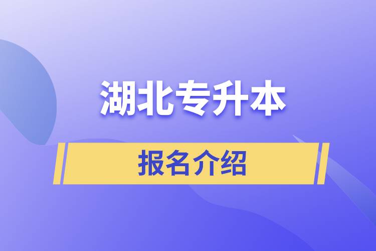 湖北專升本科的報(bào)名官方網(wǎng)站