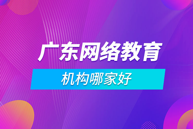 廣東網絡教育機構哪家好