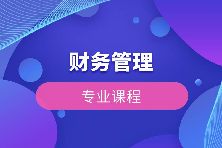 財務管理專業(yè)課程