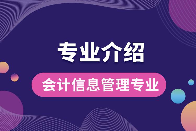 會計信息管理專業(yè)