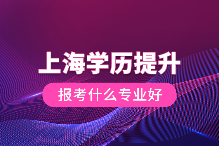 上海學(xué)歷提升報考什么專業(yè)好