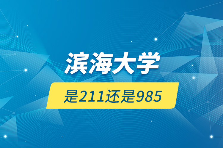 濱海大學是211還是985